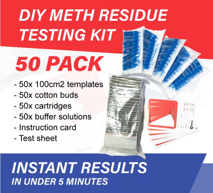 50-pack DIY ICE drug residue testing kits